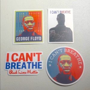 George Floyd I can’t Breathe Stickers